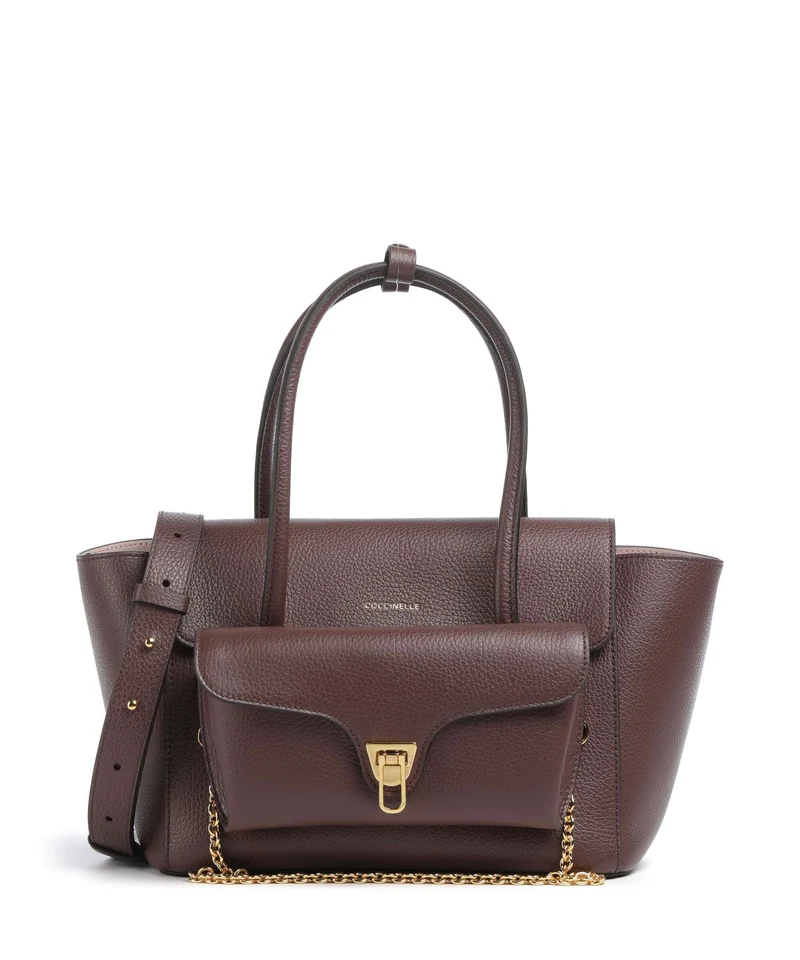 Coccinelle Beat Double Handtasche berry