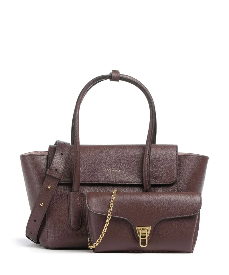 Coccinelle Beat Double Handtasche berry