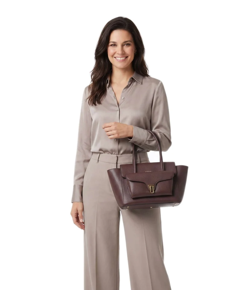 Coccinelle Beat Double Handtasche berry