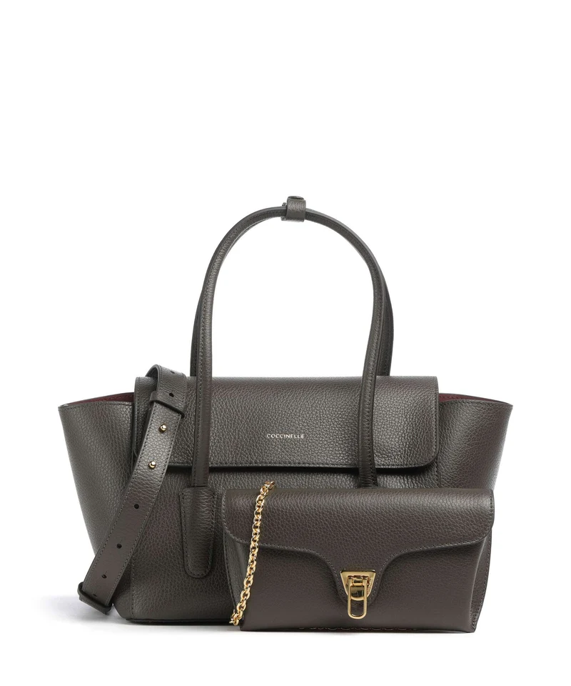 Coccinelle Beat Double Handtasche fango