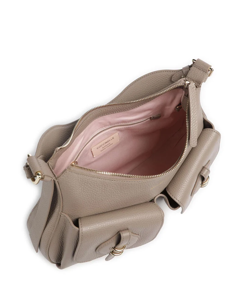 Coccinelle Mavery Pocket Beuteltasche warm taupe