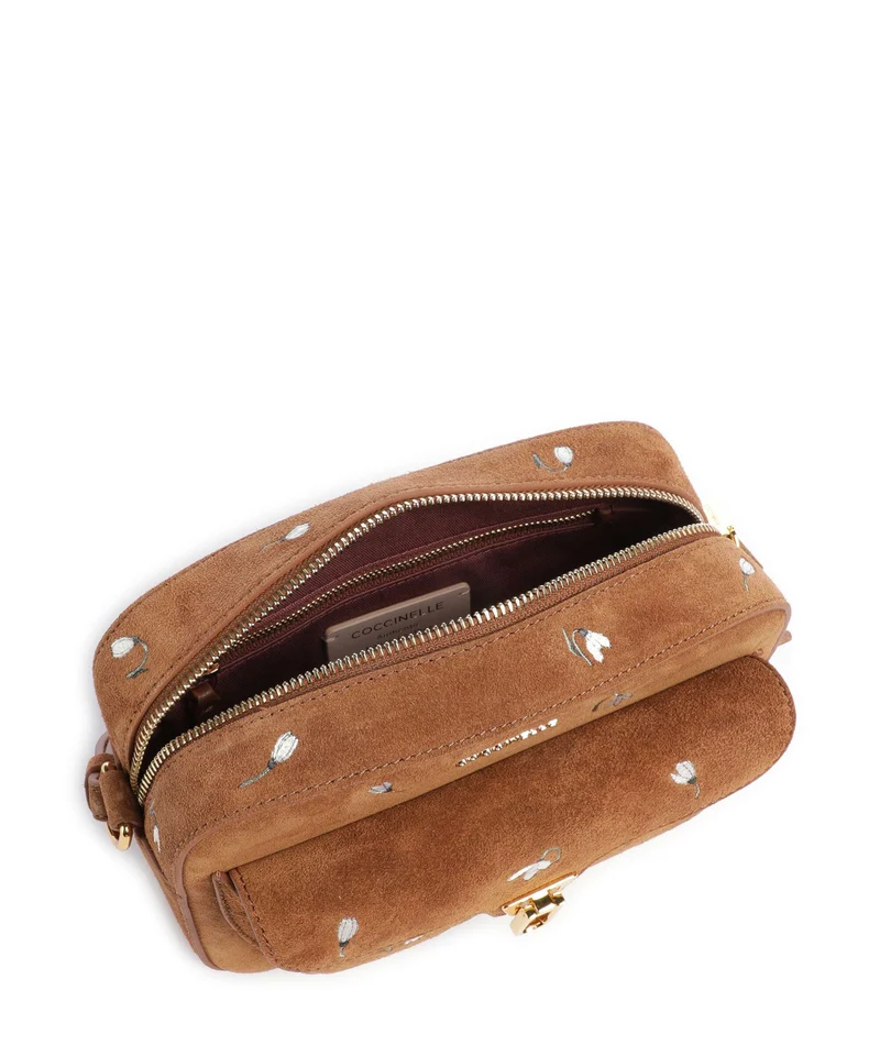 Coccinelle Beat Umhängetasche cognac