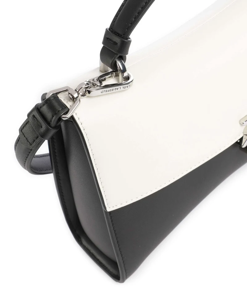 Karl Lagerfeld K/Autograph Twist Umhängetasche black/white