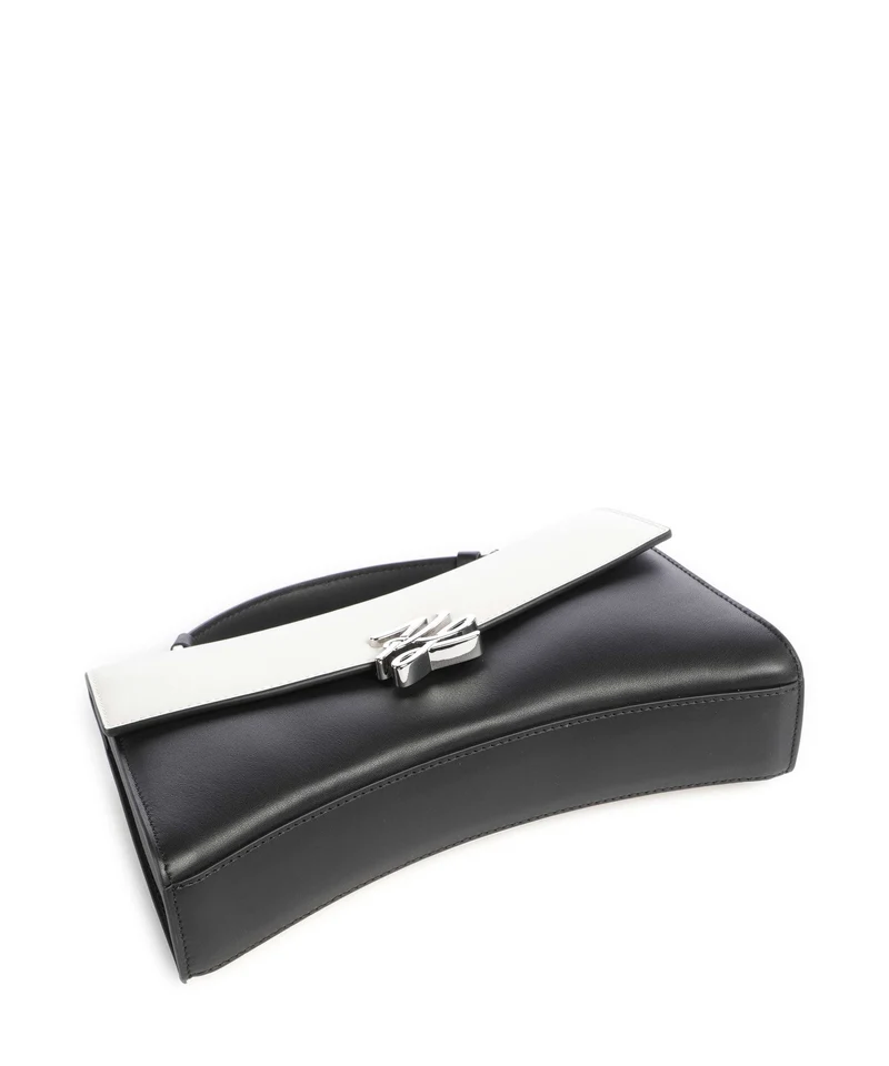 Karl Lagerfeld K/Autograph Twist Umhängetasche black/white