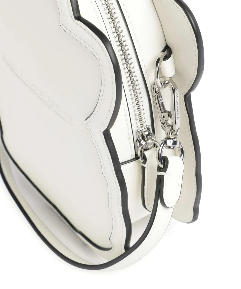 Karl Lagerfeld Ikon Choupette Umhängetasche off white