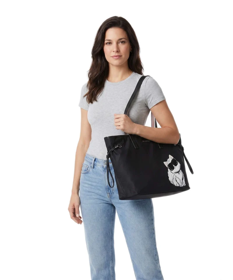 Karl Lagerfeld Ikon Choupette Shopper black