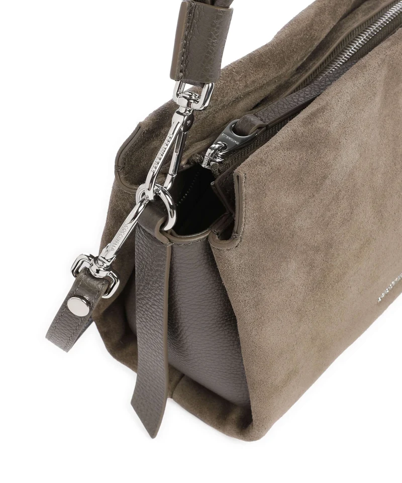 Coccinelle Boheme Suede Handtasche fango