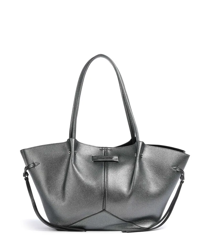 Karl Lagerfeld K/Pierced Medium Shopper gunmetal
