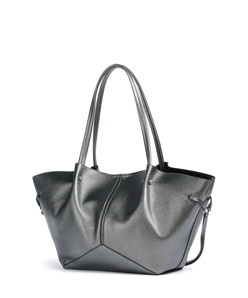 Karl Lagerfeld K/Pierced Medium Shopper gunmetal