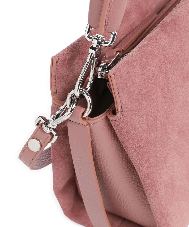 Coccinelle Boheme Suede Handtasche winter rose