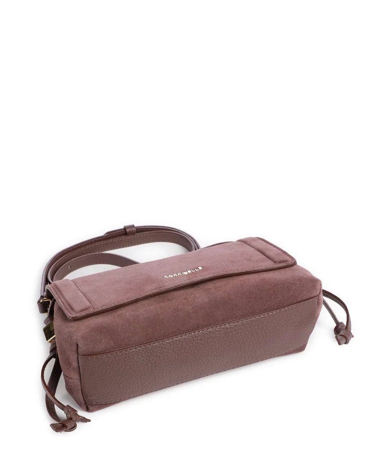 Coccinelle Thess Suede Umhängetasche berry