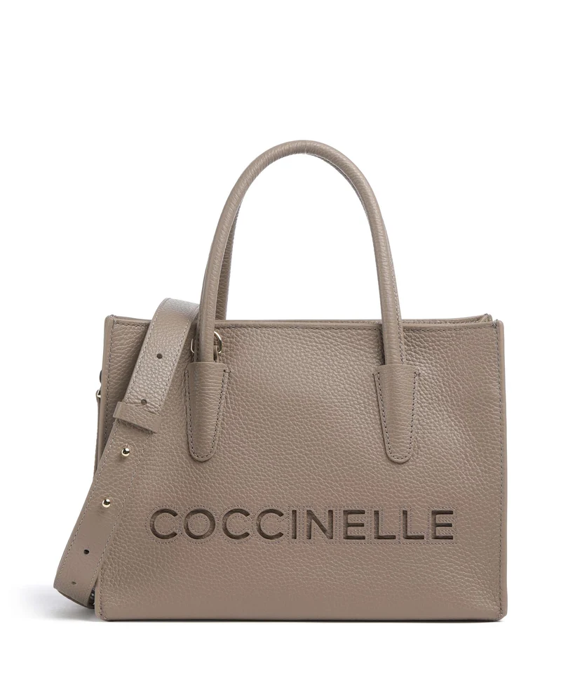 Coccinelle Myrtha Handtasche warm taupe
