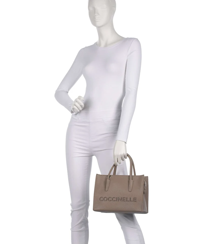 Coccinelle Myrtha Handtasche warm taupe