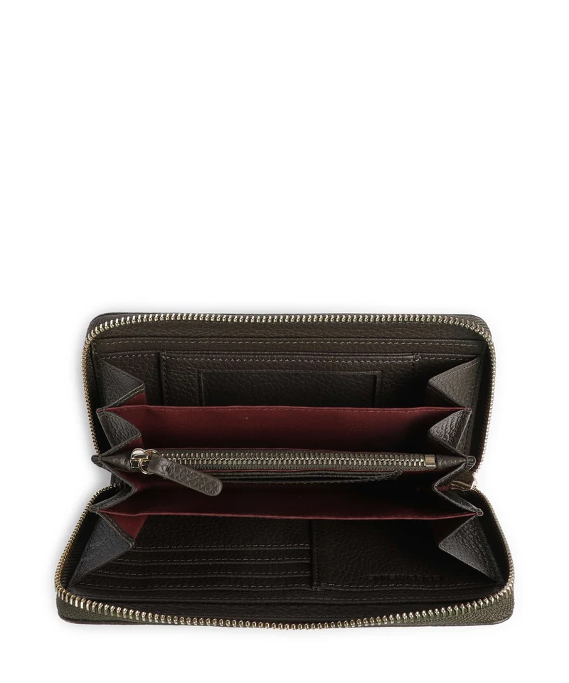 Coccinelle Metallic Soft Geldbörse fango