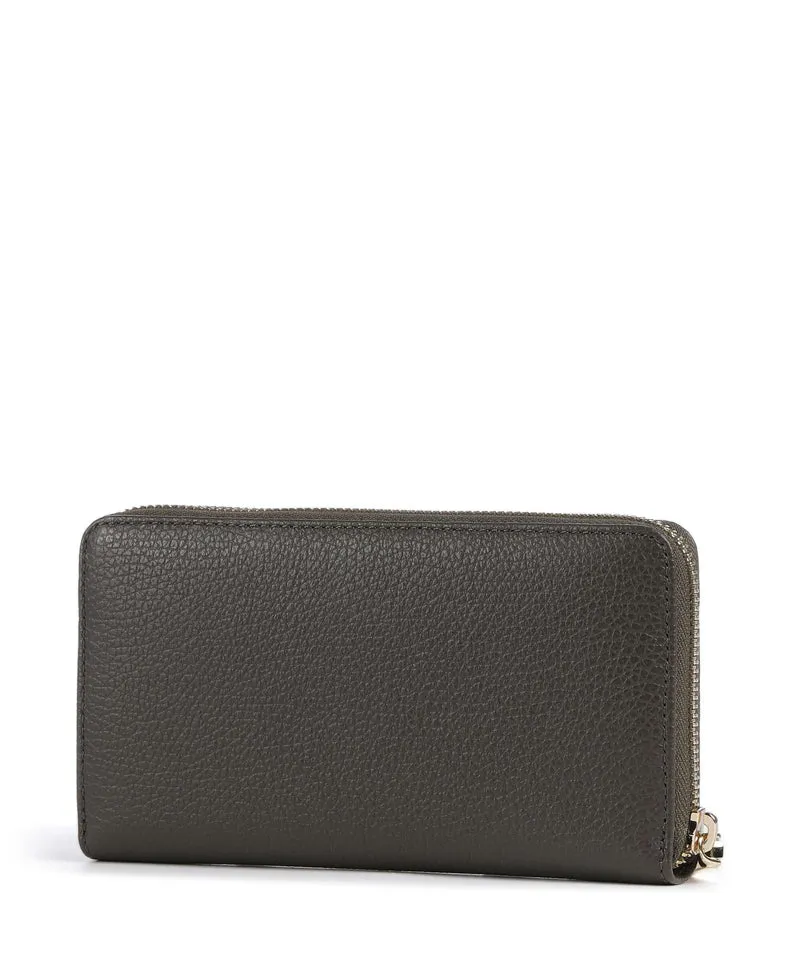 Coccinelle Metallic Soft Geldbörse fango
