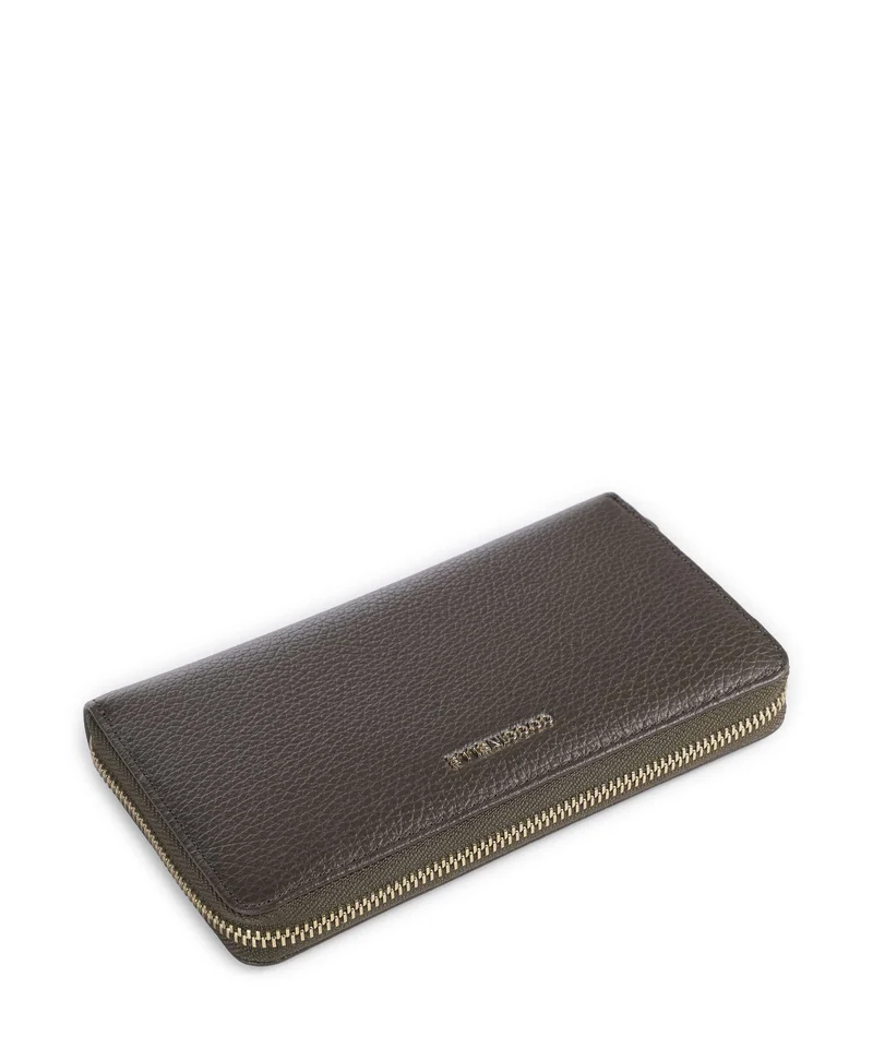 Coccinelle Metallic Soft Geldbörse fango