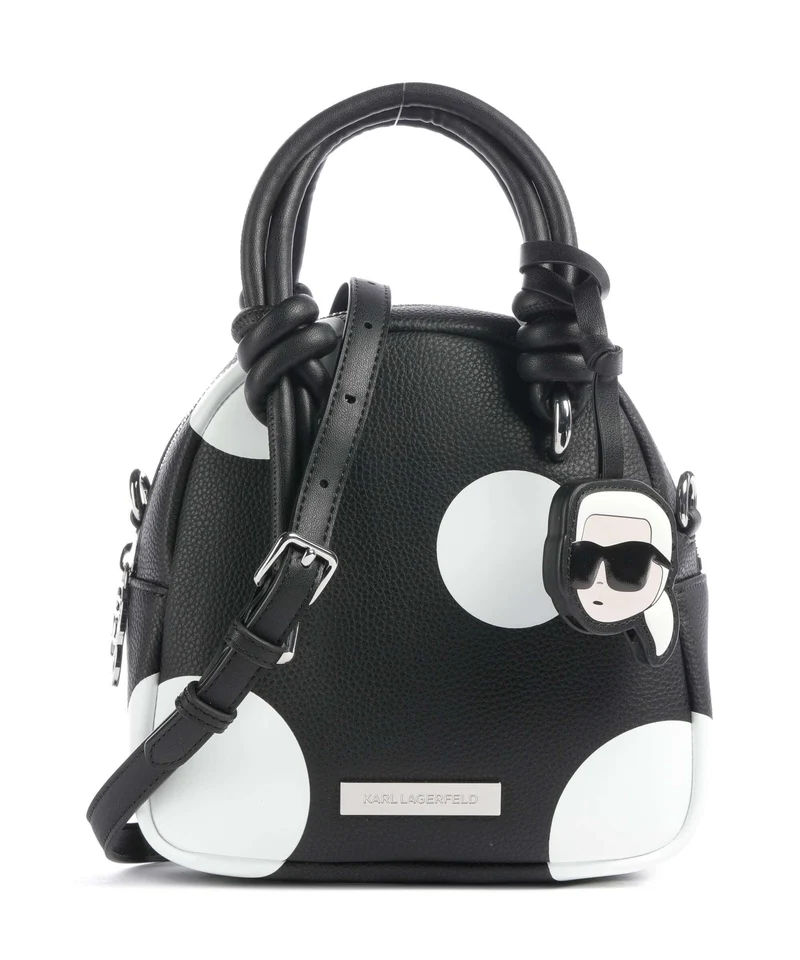 Karl Lagerfeld Ikon Handtasche variable polka dot