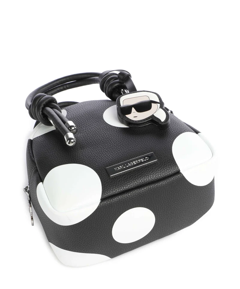 Karl Lagerfeld Ikon Handtasche variable polka dot