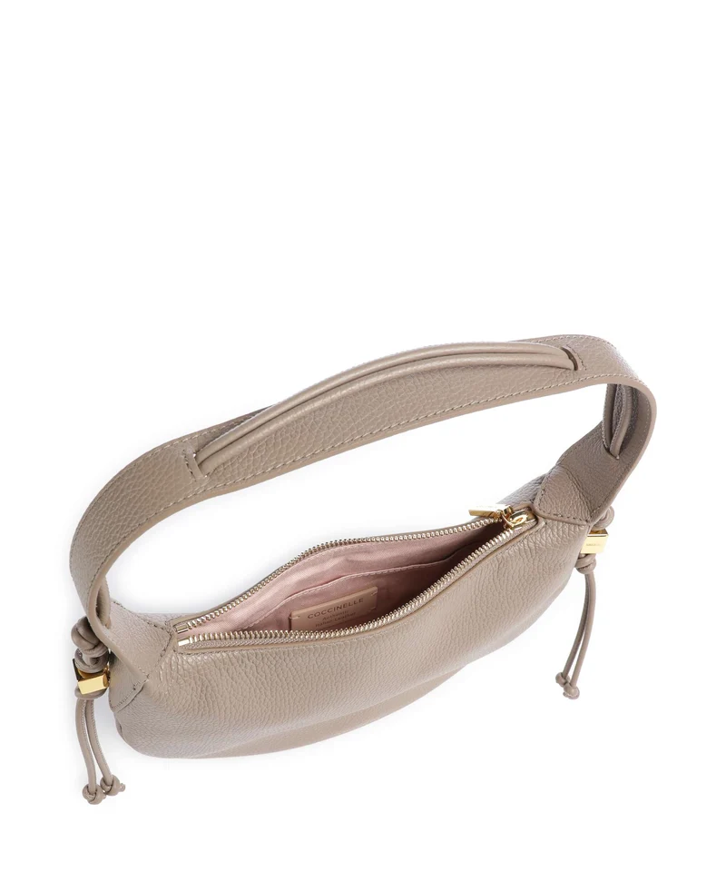 Coccinelle Thess Schultertasche warm taupe