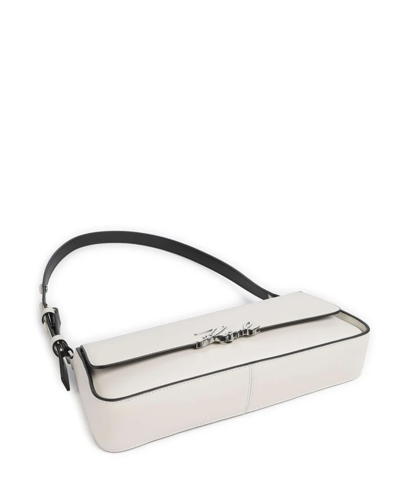 Karl Lagerfeld K/Signature Schultertasche off white