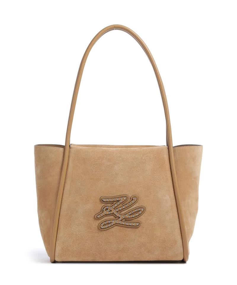 Karl Lagerfeld K/Autograph Patch Shopper caramel