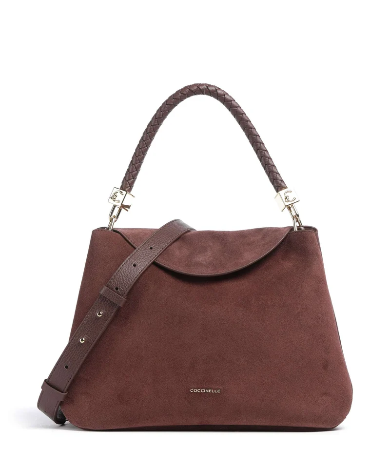 Coccinelle Tiggy Suede Handtasche berry