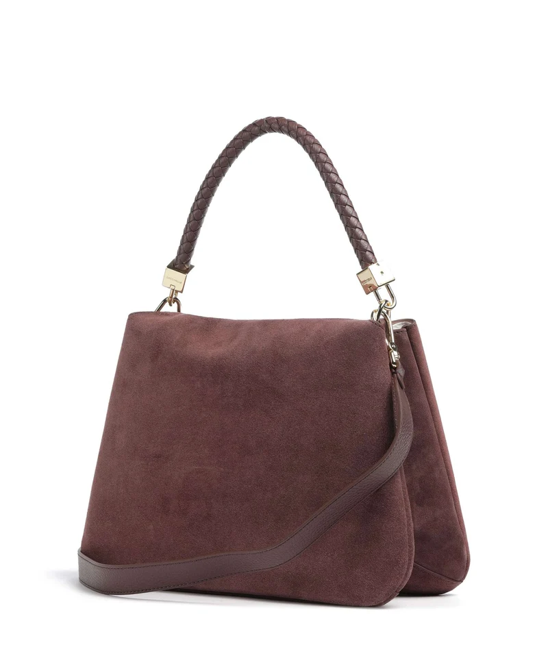 Coccinelle Tiggy Suede Handtasche berry
