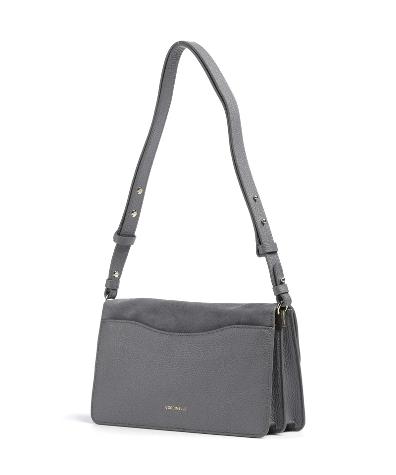 Coccinelle C-Me Softy Suede Schultertasche stove