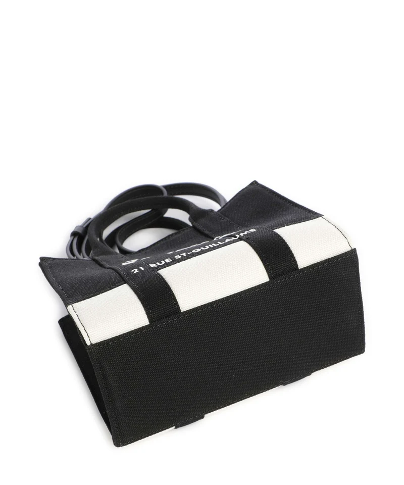 Karl Lagerfeld K/Rue St Guillaume Medium Handtasche cannoli cream/black