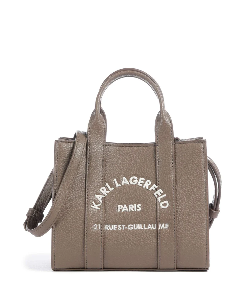 Karl Lagerfeld K/Rue St Guillaume Mini Handtasche dark taupe