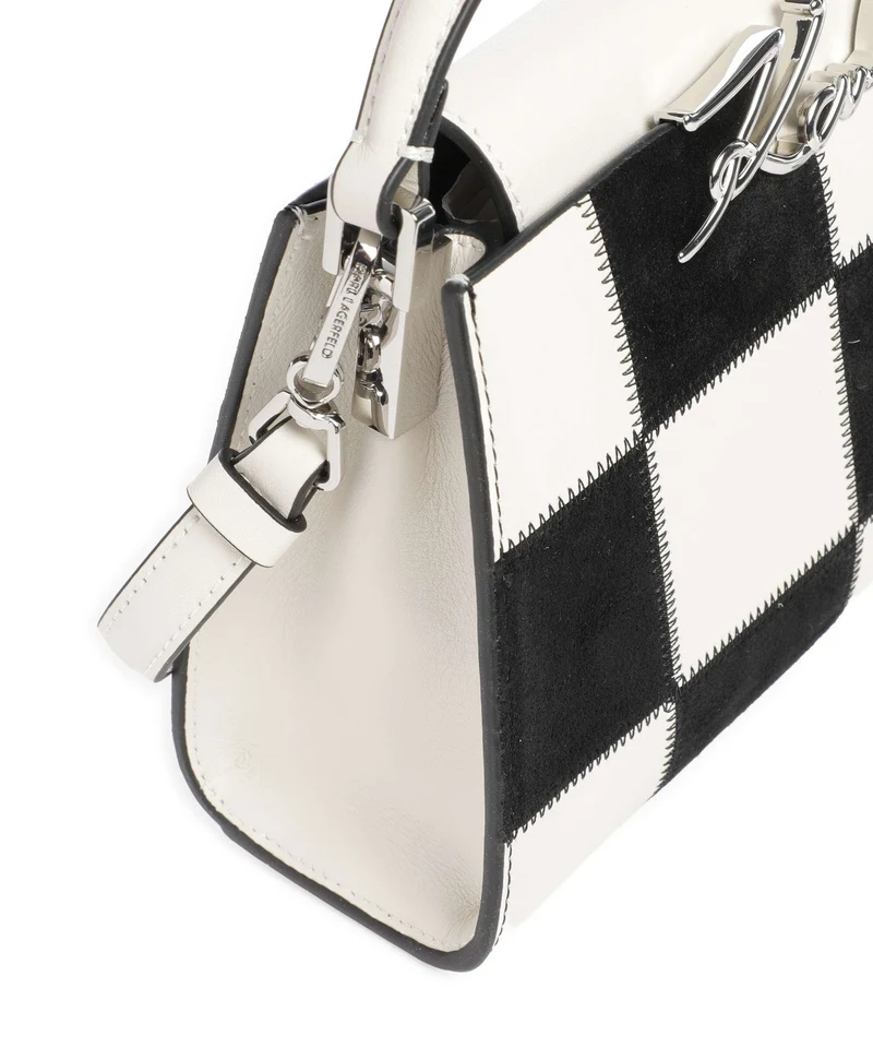 Karl Lagerfeld K/Signature Mini Handtasche black/white check