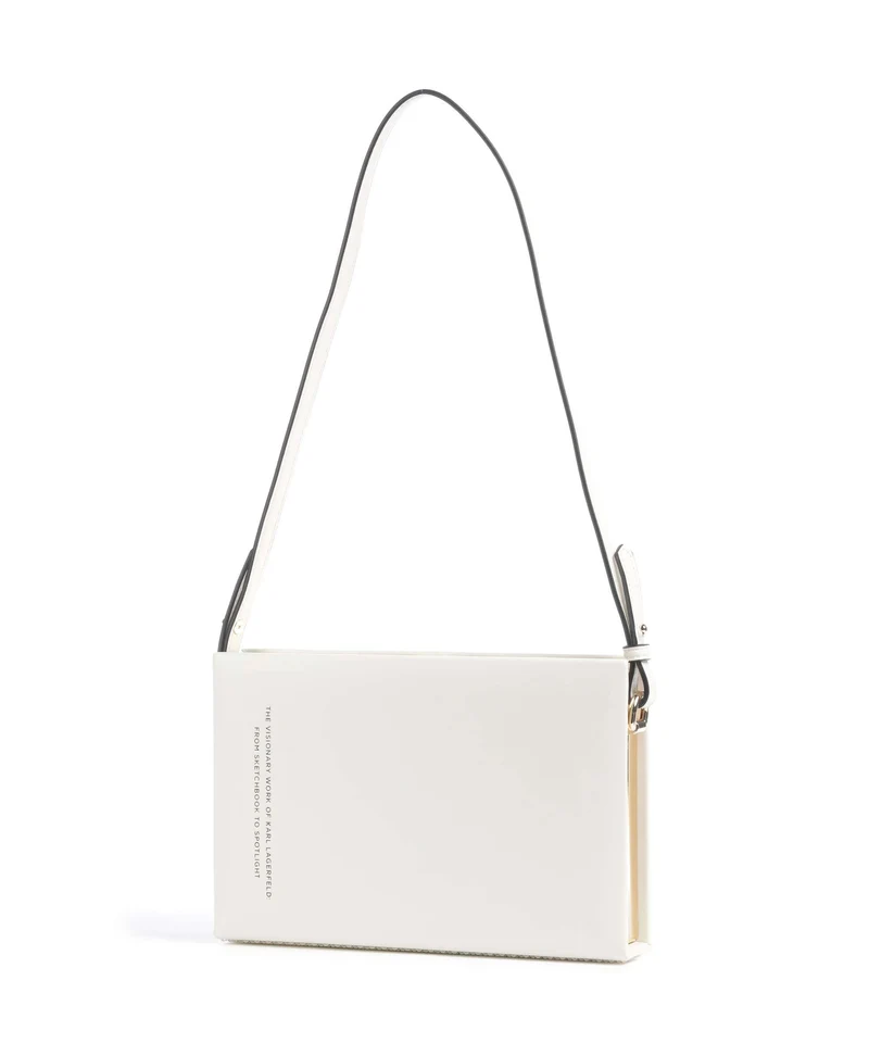 Karl Lagerfeld K/Soiree Book Schultertasche off white embellishment