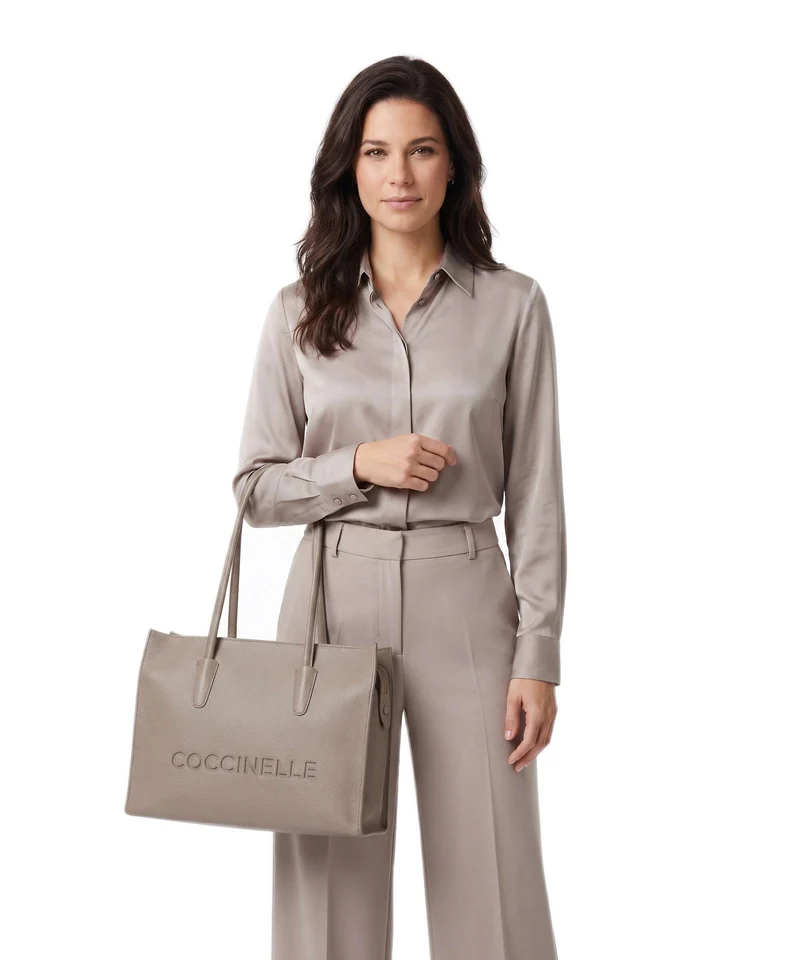 Coccinelle Myrtha Shopper warm taupe