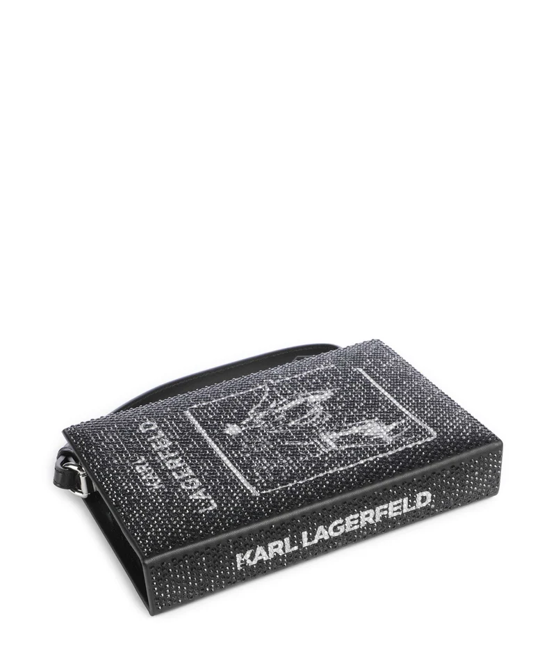 Karl Lagerfeld K/Soiree Book Schultertasche black embellishment