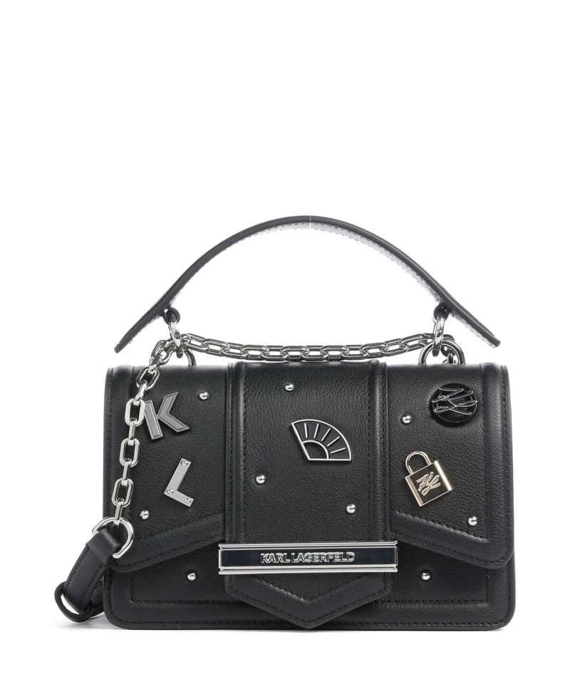 Karl Lagerfeld K/Nova Umhängetasche black embellishment
