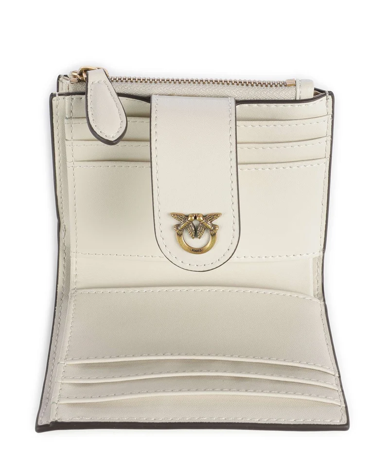 Pinko Geldbörse bianco seta/antique gold