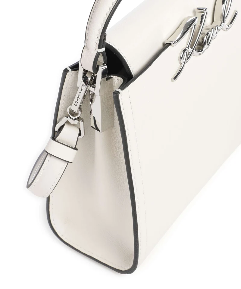 Karl Lagerfeld K/Signature Mini Handtasche off white