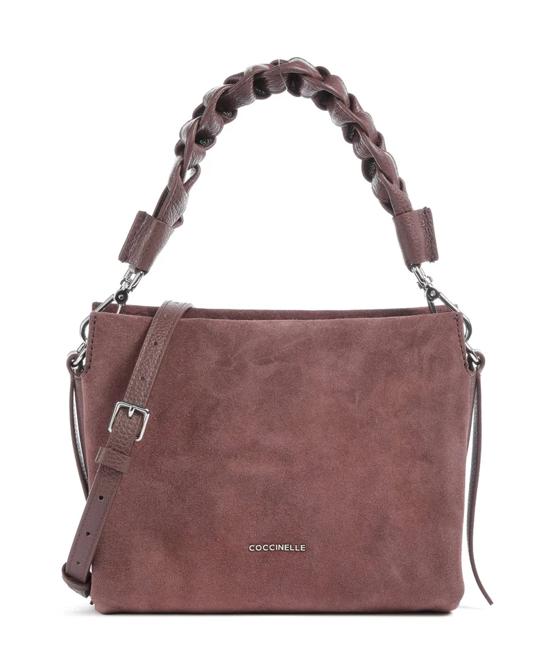 Coccinelle Boheme Suede Handtasche berry