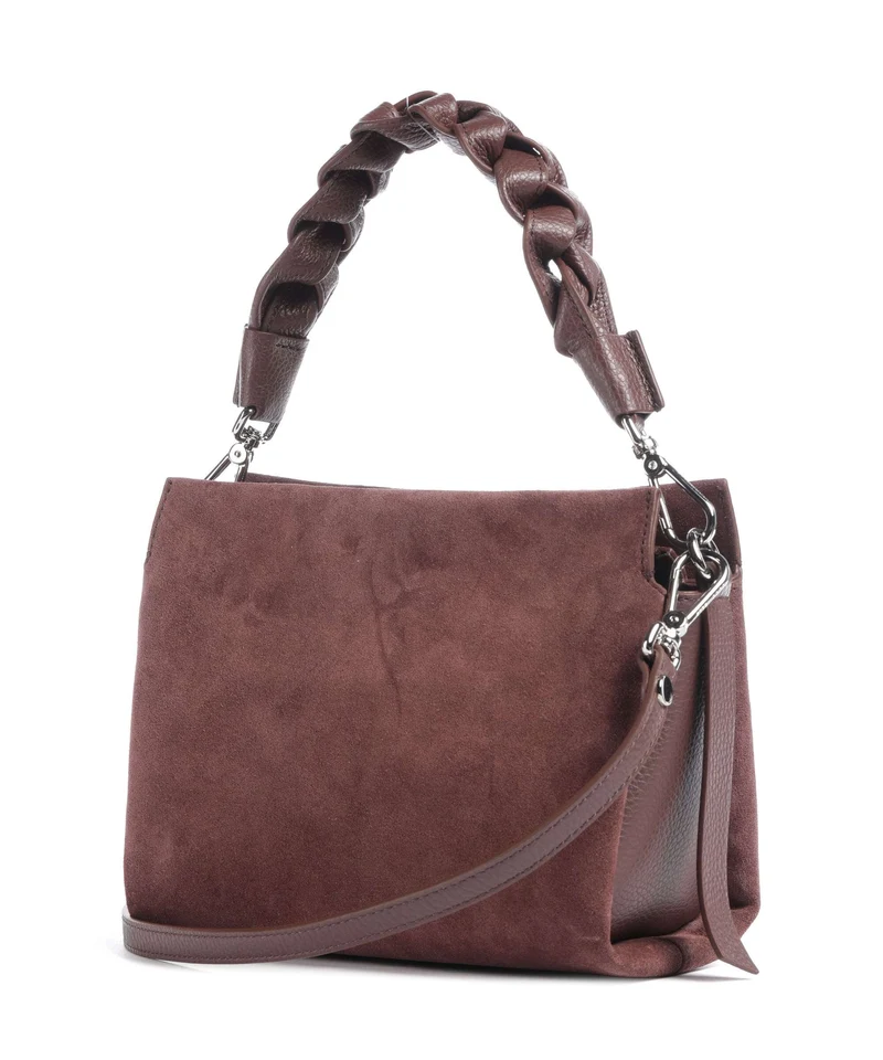 Coccinelle Boheme Suede Handtasche berry