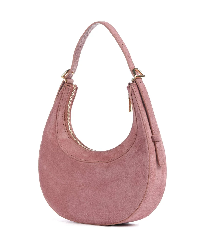 Coccinelle Whisper Suede Schultertasche winter rose