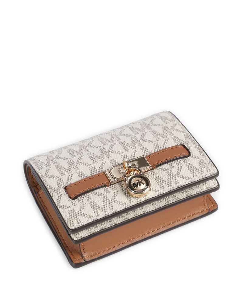 Michael Kors Hamilton Moderne Small Geldbörse vanilla/acorn