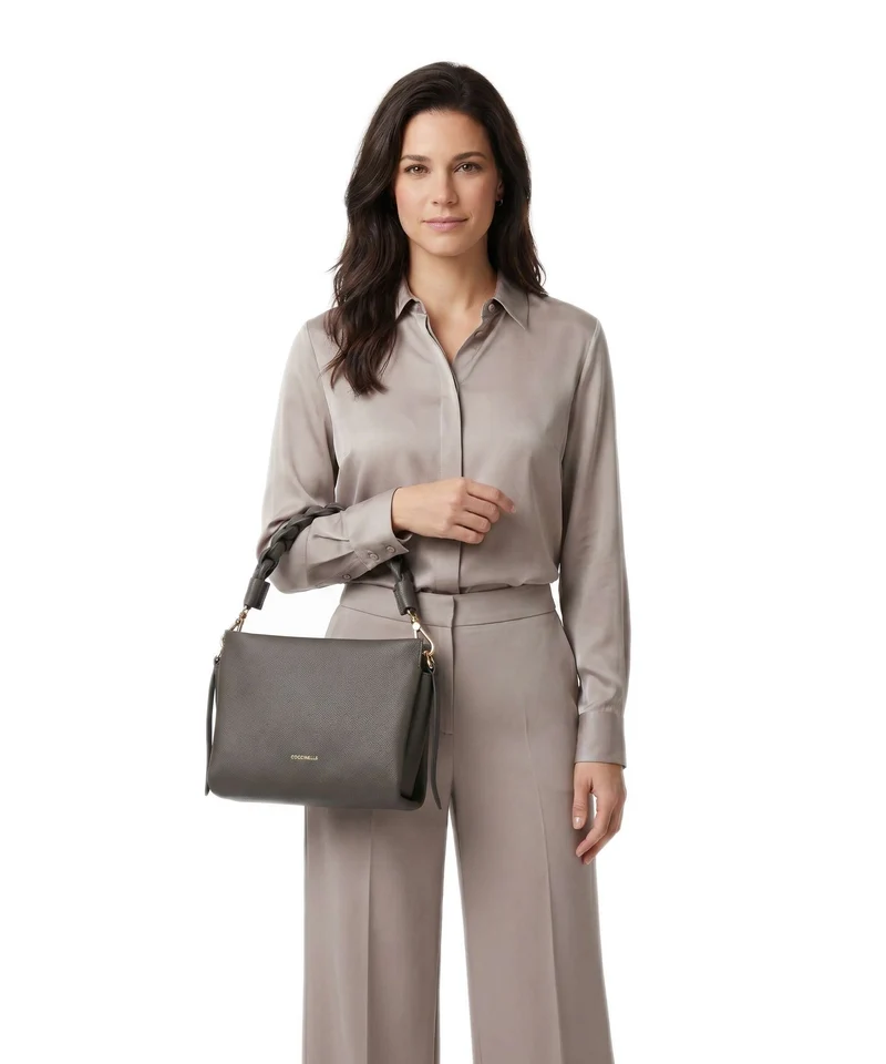 Coccinelle Boheme Grana Double Handtasche fango/honey