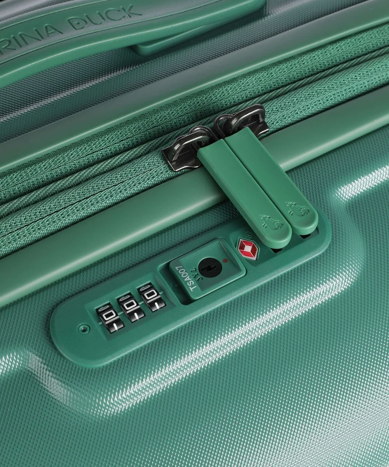Mandarina Duck Logoduck+ 4-Rollen Trolley foliage green