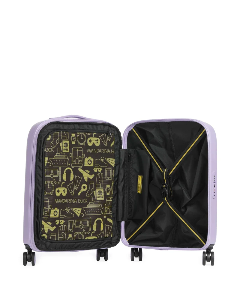 Mandarina Duck Logoduck+ 4-Rollen Trolley frosty lilac