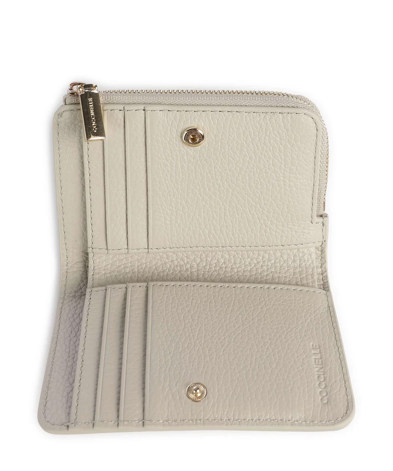 Coccinelle Metallic Soft Geldbörse eucalipto