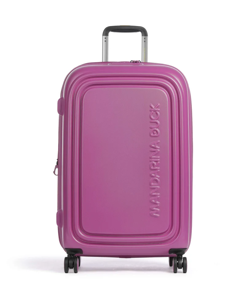 Mandarina Duck Logoduck+ 4-Rollen Trolley digital pink