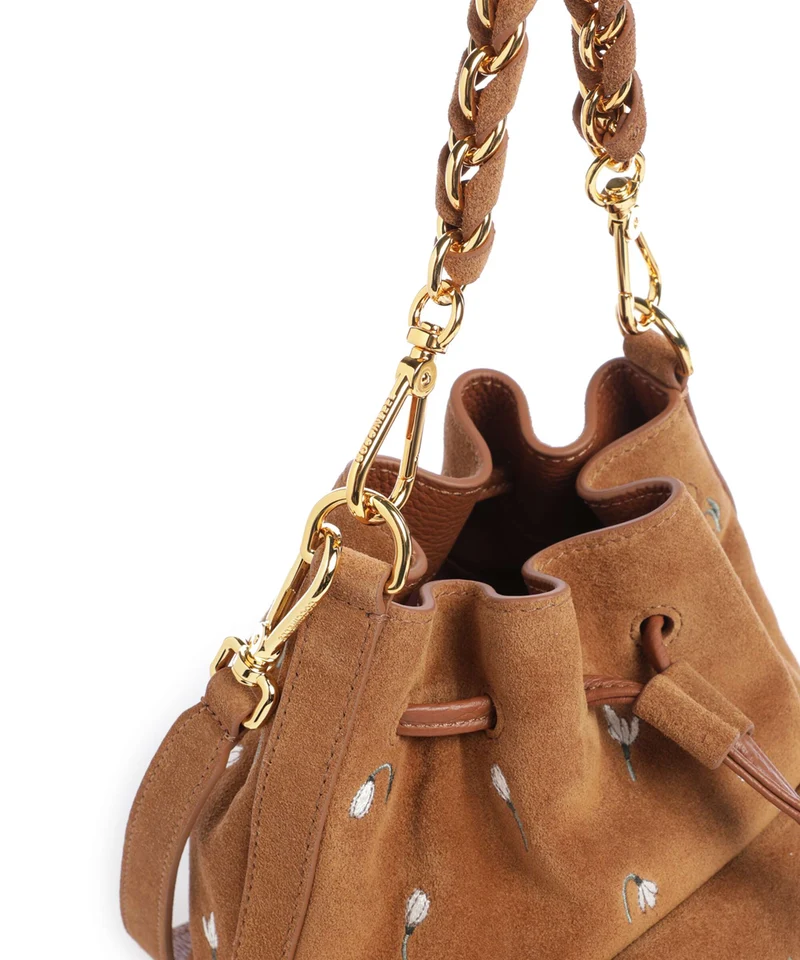 Coccinelle Beat Generation Bucket Handtasche cognac