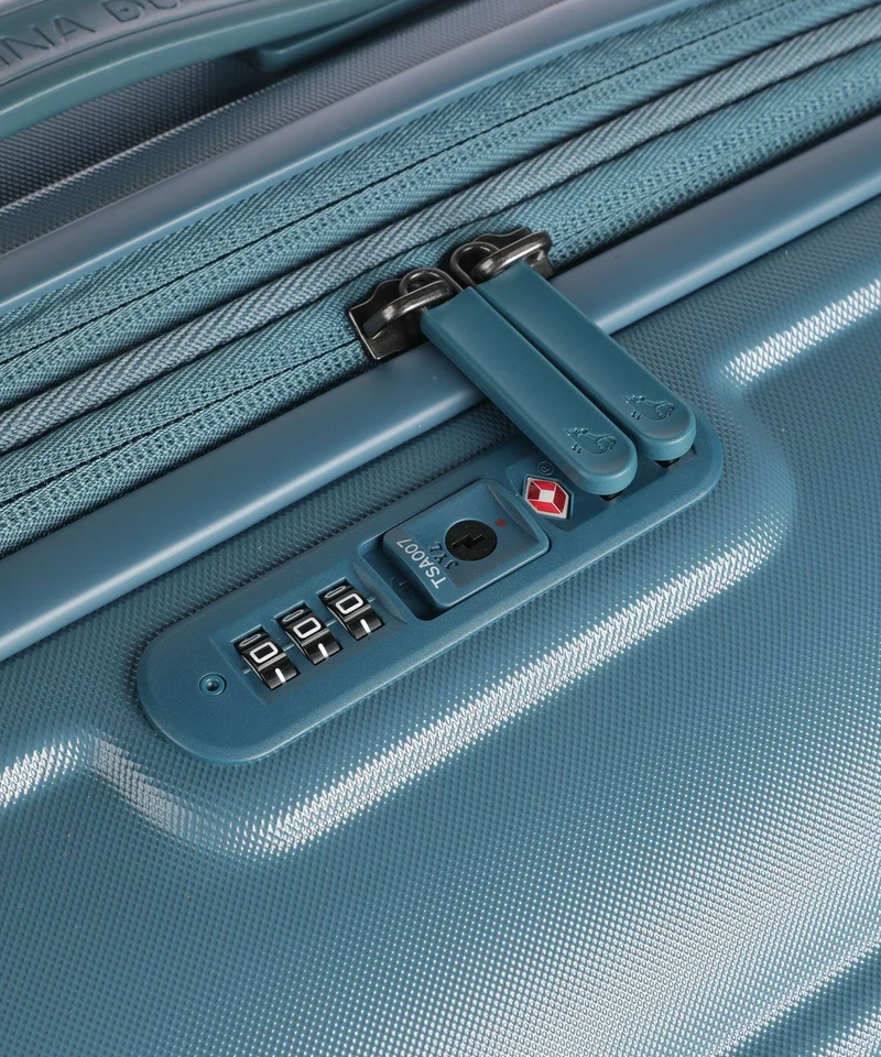 Mandarina Duck Logoduck+ 4-Rollen Trolley tailor blue