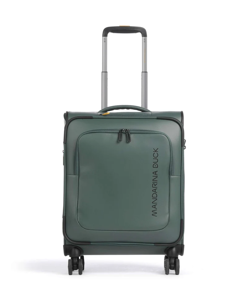 Mandarina Duck Coated 4-Rollen Trolley deep green