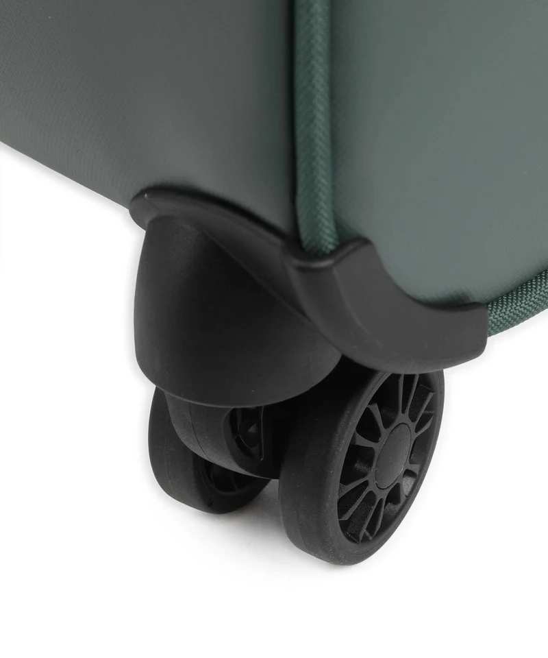 Mandarina Duck Coated 4-Rollen Trolley deep green